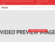 Tablet Screenshot of flexxus.com.ar